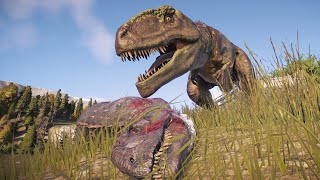 GIGANOTOSAURUS VS MAJUNGASAURUS  JURASSIC WORLD EVOLUTION 2 [upl. by Shaefer418]