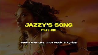 AYRA STARR JAZZYS SONG  Instrumentals Karaoke version with hook [upl. by Ecyal]