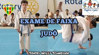 Exame de faixa de JudÃ´ para AMARELA Sensei Willy Schneider [upl. by Odraboel]