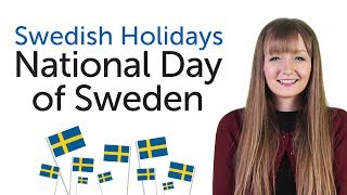 Learn Swedish Holidays  National Day of Sweden  Sveriges nationaldag [upl. by Maisey]