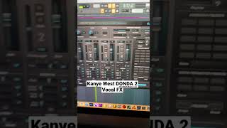 Kanye West ⭐️ DONDA 2 Vocal FX [upl. by Shandee219]