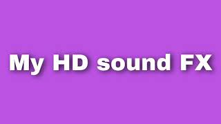 Key press sound tud  My HD sound FX [upl. by Aerdnael]