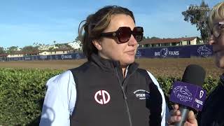 Trainer Cherie DeVaux Breeders Cup Interview [upl. by Tremain133]