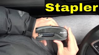 How To Refill A StaplerTutorial For Putting More Staples In [upl. by Rika]