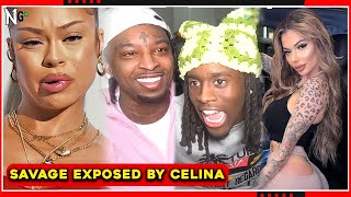 21 Savage CAUGHT with INDUSTRY THOT Celina Powell at Kai Cenat house WHERE WAS LATTO [upl. by Dryfoos529]