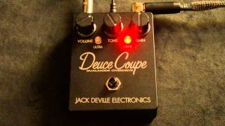 Jack Deville Electronics Deuce Coupe Overdrive Demo [upl. by Aneryc288]