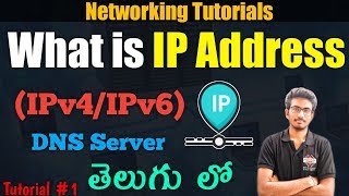 What is IP Address IPv4 Vs IPv6 Explained  Types of IP Address 2020 in Telugu [upl. by Elag]