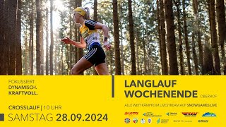 DSV Deutschlandpokal Skilanglauf 2024 Crosslauf [upl. by Eirehs]