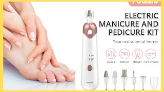 Best Manicure Pedicure Kit  Professional Manicure Pedicure Kit Electric Nail File Set [upl. by Ardene323]