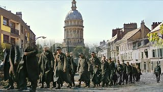 U S TROOPS IN FRENCH TOWNS CREULLY amp BOULOGNE [upl. by Noed]