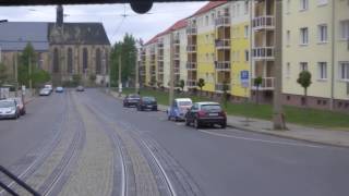 Straßenbahn Halberstadt linia 1 [upl. by Anesuza]