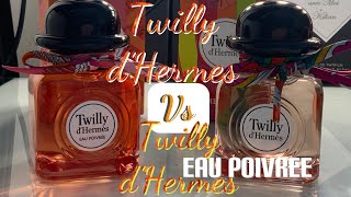 TWILLY d’Hermes VS TWILLY d’Hermes EAU POIVREE  PERFUME COLLECTION 2021 [upl. by Nedyaj700]