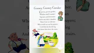 Goosey Goosey Gander Nursery Rhyme Song  Storytimewithgitte [upl. by Teerprug]