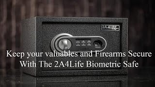 Keep your valuables Secure With The 2A4Life Biometric Safe [upl. by Keefe]