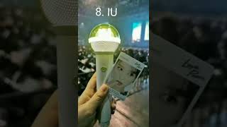 Top 10 beautiful kpop lightstick [upl. by Airetal864]