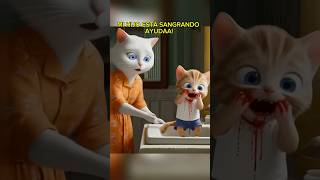 GATITO ESTÁ ENFERMO Y NADIE LO AYUDA💔 cat short viral shortviral gato historia gatito perro [upl. by Hubbard]