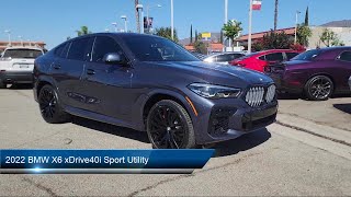 2022 BMW X6 xDrive40i Sport Utility Van Nuys San Fernando Valencia Los Angeles Glendale [upl. by Buckley609]