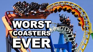 Top 10 Worst Roller Coasters in the World 2022 [upl. by Ziladnerb]