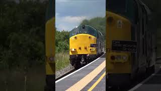 Rail Operations Group 37608 amp 93001 heading to Rail Live at Long Marston railway class37 93001 [upl. by Eixel19]