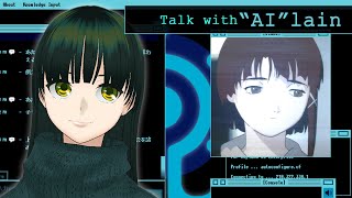 【AI lain】岩倉玲音ちゃんとお話 [upl. by Lasky]