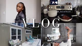 vlog  tiny house tour new cowboy boots  jewelry home decor haul for the new house [upl. by Arted632]