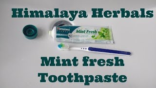 Fluoride free Himalaya Herbals Mint fresh toothpaste [upl. by Batory]