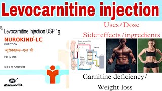 Nurokind lc injection  Levocarnitine injection  CarnisureCarnitor injection  usesdose etc [upl. by Pufahl]