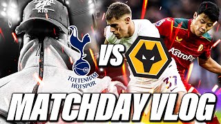 ABSOLUTLY FRUSTRATING IM FUMING 🤬🤬 Tottenham 12 Wolves EXPRESSIONS MATCHDAY VLOG [upl. by Ahsienot]