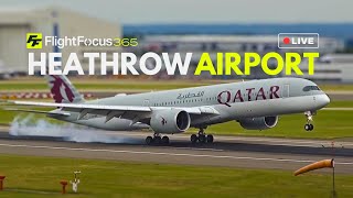 Heathrow Airport Live  Monday 5th August 2024 [upl. by Relyc]