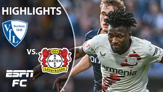 🚨 50 GAMES 🚨 Bochum vs Bayer Leverkusen  Bundesliga Highlights  ESPN FC [upl. by Notlehs954]