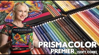 Reviewing The Prismacolor Premier Soft Core Color Pencils  The best blending wax pencil [upl. by Kcirdef812]