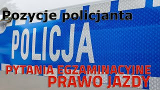 👮‍♀👮Wszystkie pozycje policjanta  w pytaniach egzaminacyjnych na prawo jazdy 2022 [upl. by Tur822]