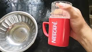 HOW TO REMOVE A STUCK GLASS FROM A MUG OR ANOTHER GLASS  हिन्दी [upl. by Ayirp968]