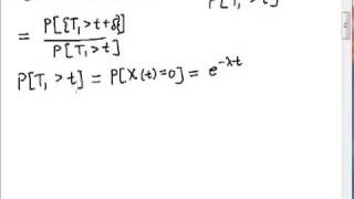 Poisson Process Example Additional Wait Time [upl. by Leahcimnoj]