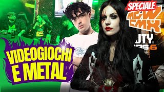 Pow3r e Cristina scabbia METAL e VIDEOGIOCHI  Speciale Milan Games Week 2024 [upl. by Tisman]