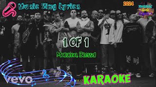 v1 OF 1  MALUMA BLESSD KaraokeLyrics Oficial Music Sing Lyrics🎵 [upl. by Valerlan]