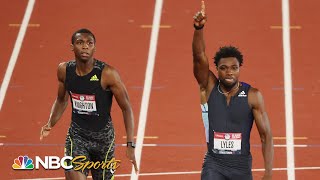 Noah Lyles posts worlds fastest 200m of 2021 clinches first Olympic spot  NBC Sports [upl. by Nnylrats]