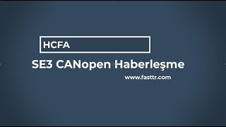 HCFA PAC  Shihlin SE3 CANOpen Haberleşme [upl. by Rosenzweig]