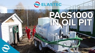 ELASTEC  Vacuum Trailer Cleaning Oil Pit [upl. by Nyla]