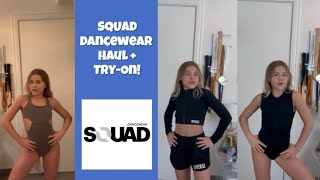 SQUAD Dancewear Haul  TryOn [upl. by Anicnarf581]