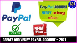 Create and Verify Paypal Account New Update 2021 Add bank account in Payapal karthikeyansivaraj [upl. by Aekal]