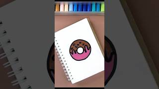 🍩🍩 How to draw Donut  💖🥰 Donut Easy Drawing and Sketch Ideas donut drawing sketching [upl. by Annohsal]