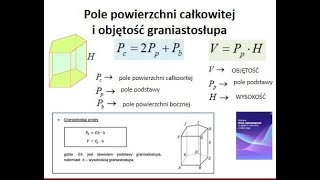 GRANIASTOSŁUPY zadania z przykładowymi rozwiązaniami  zestaw II [upl. by Lombardy]