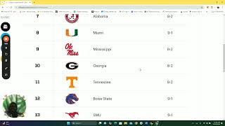 Week 13 College Football Rankings Analysis 🏈 breakdown 3 heisman collegefootball [upl. by Acile]