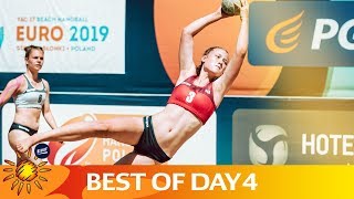 Top 5 Actions  Day 4  YAC 17 Beach Handball EURO [upl. by Harrak589]