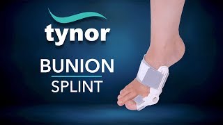 How to wear Tynor Bunion Splint to correct the hallux abducto valgus deformity of the big toe [upl. by Hakim]