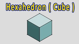 How to Draw a Cube  Regular Hexahedron [upl. by Yuh]