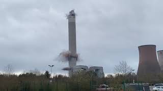 RUGELEY POWER STATION DEMOLITION [upl. by Aicinet]