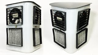 How to Make a Powerful Air Cooler using AC filter DIY Homemade Water Cooler [upl. by Ekaterina]