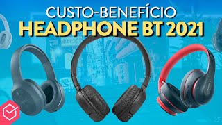 7 opções INCRÍVEIS de HEADPHONE BLUETOOTH custo benefício [upl. by Luckin5]